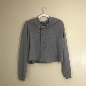 brandy melville cropped hoodie